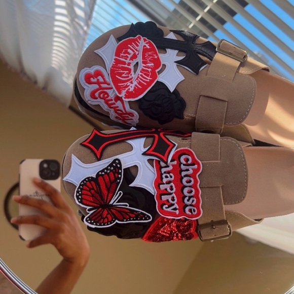 Ladies Clogs “Patchwork” - Picture 3 of 4